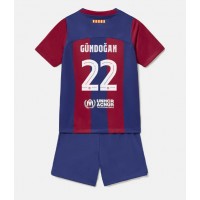 Maglie da calcio Barcelona Ilkay Gundogan #22 Prima Maglia Bambino 2023-24 Manica Corta (+ Pantaloni corti)